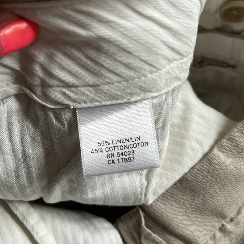 Banana Republic linen blend pants. Size 35/30 - Picture 3 of 5